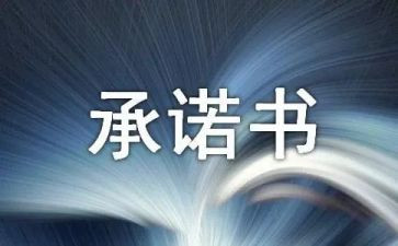 单位向单位写承诺书精选7篇