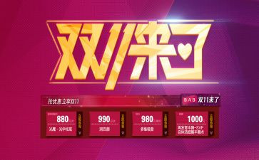 双11幼儿园活动方案最新5篇